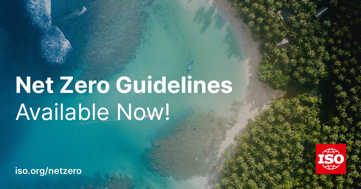 Today marks a big step in the fight against #climatechange. 

The #NetZero Guidelines are a historic milestone in #climatestandards and bring the international community closer to delivering on climate commitments.

Freely available guidelines here👉 ow.ly/zhov50LAZRu
