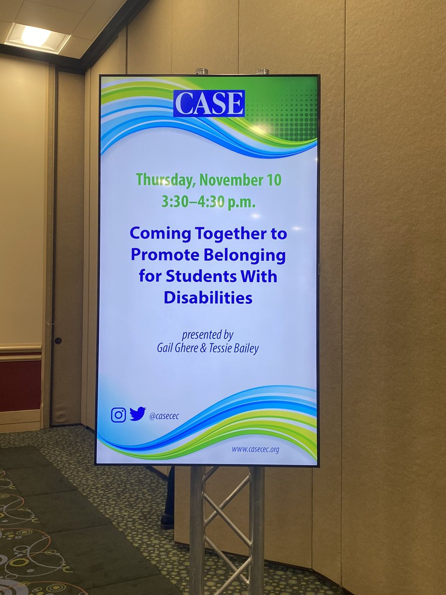 K12PROGRESS's tweet photo. What a day yesterday at #case2022! Loved sharing commonalities between an #IEP and bike, the importance of belonging, and focus group findings from educators and leaders! Looking forward to another great day! https://t.co/ytJOa1CIZV