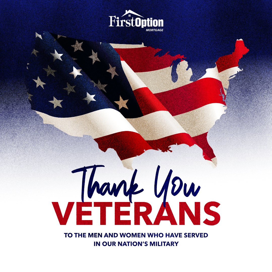 FirstOptionMtg's tweet image. Thank you for all that you have sacrificed. Your service and dedication to our country deserves to be acknowledged. 

We are so very honored to have veterans of our own here at First Option Mortgage.

Happy Veteran's Day!
#veteransday #valoans #FOMfam #firstoptionmortgage