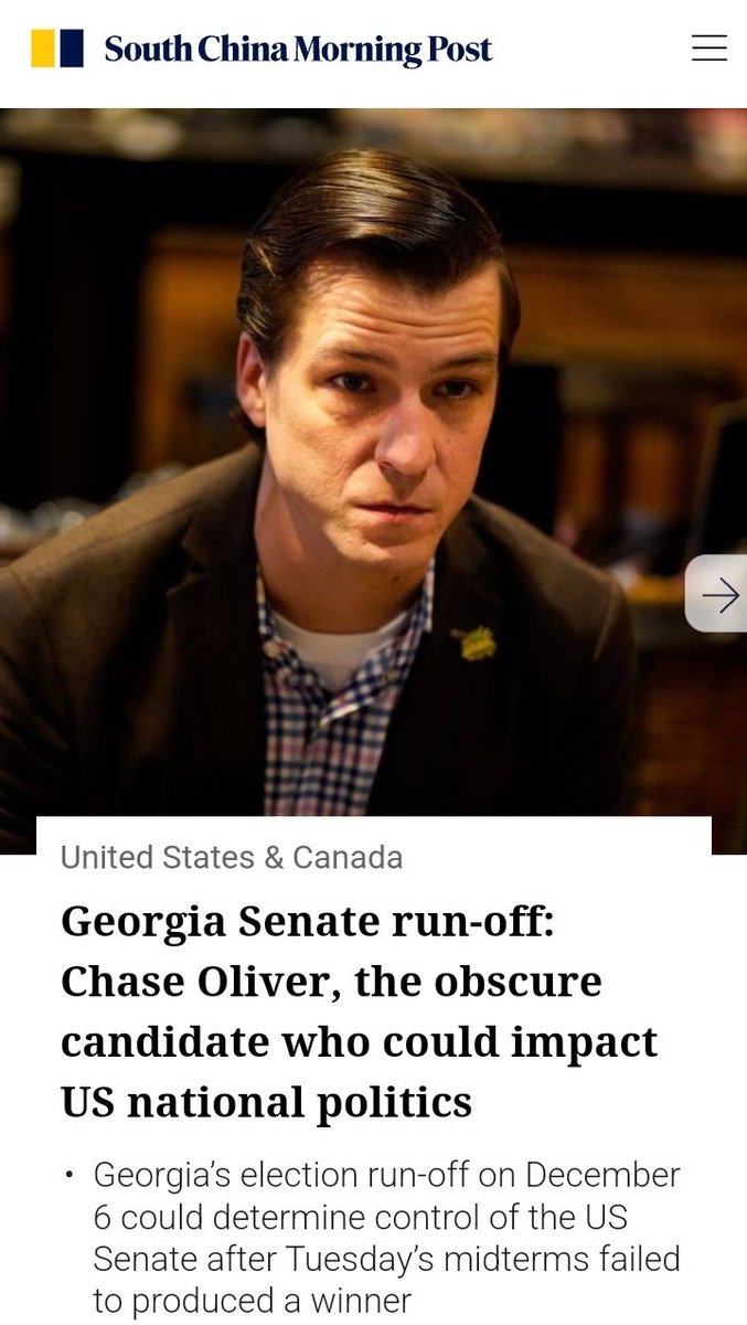EccentricEcon's tweet photo. Thanks to @ChaseForLiberty, awareness of libertarianism has reached as far as New Zealand and...Hong Kong.

Yet, @ReverendWarnock and @HerschelWalker still haven't consented to appear at the runoff forum we have graciously offered to host... https://t.co/sAqbDMtjIk