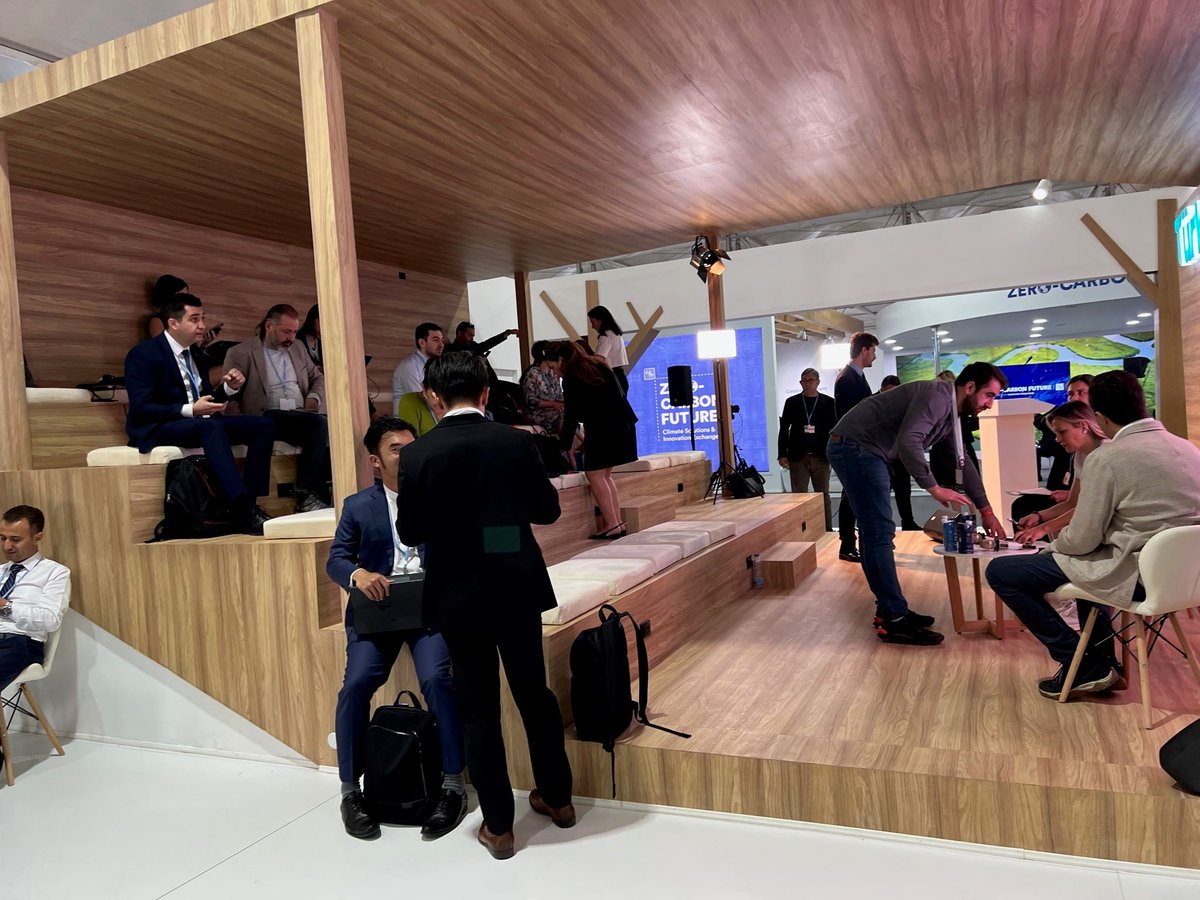 pamsaofficial's tweet photo. The antithesis of #COP27 - 90% of pavilion structures made from #timber & #wood based materials, amid #cardboard seats & fibre cutlery, yet people lobby to keep ALL trees in the ground? #treesmakewood #treesmakepaper #TheUltimateRenewable Photos: Ross Hampton, @AFPAonline https://t.co/4cPPpLHSqx