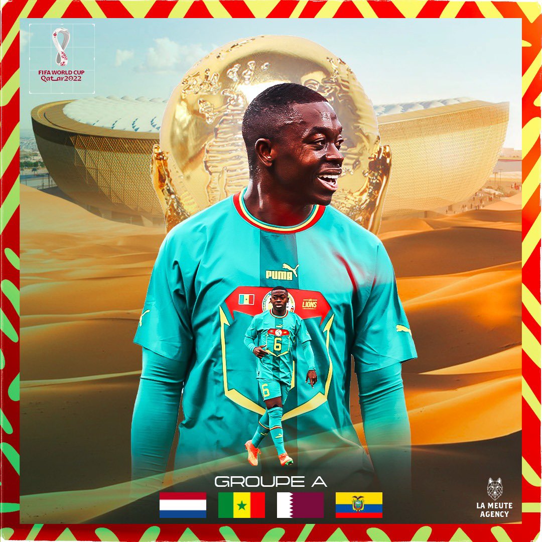 𝐇𝐄𝐑𝐄 𝐖𝐄 𝐆𝐎! 🤩 Fier de pouvoir représenter le Sénégal dans la plus belle compétition qui soit. @FIFAWorldCup #RoadToQatar🇸🇳