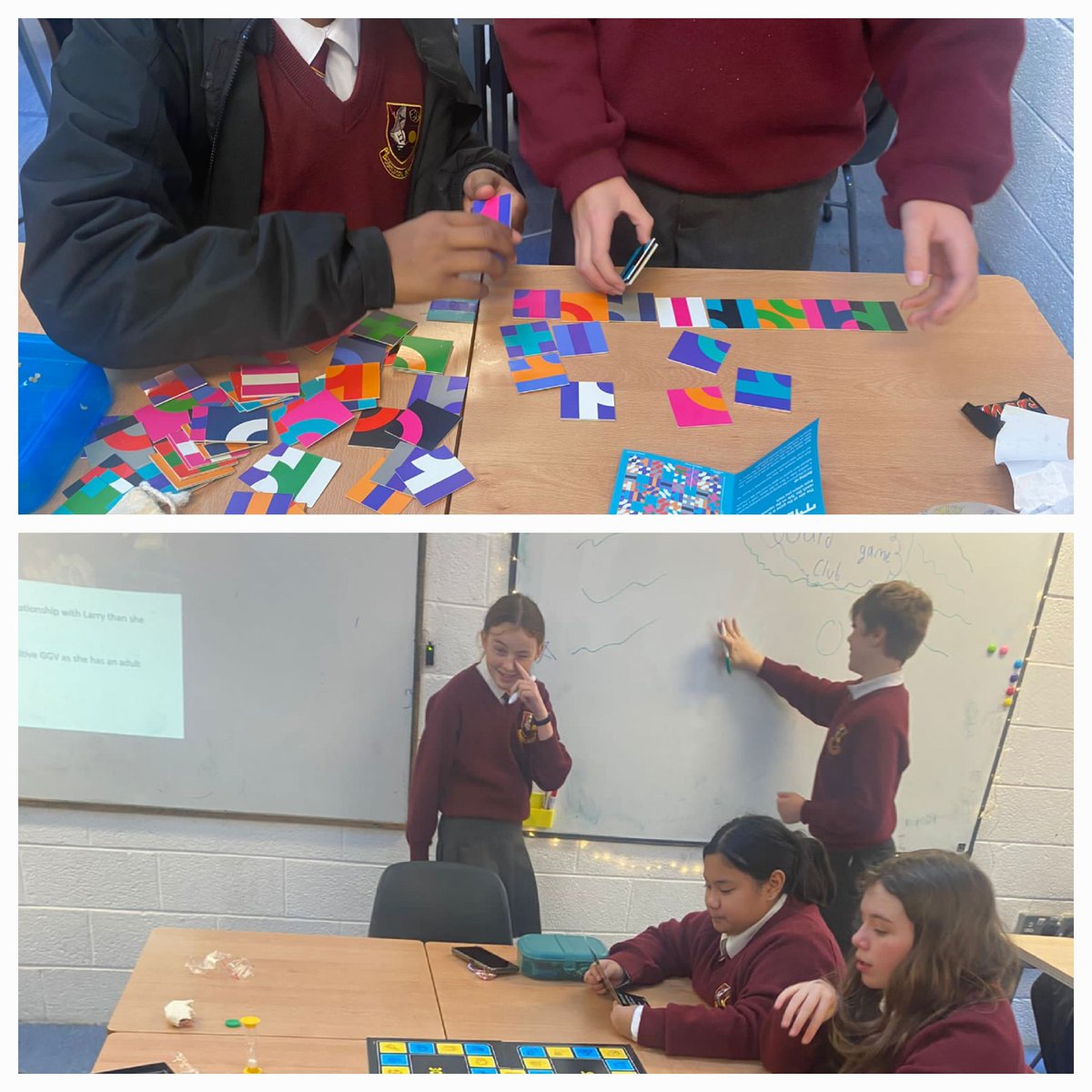 PSNeasain's tweet photo. Great fun today at Board Games Club. Big thanks to Ms McCormack for setting up and running the club! #funatlunchtime https://t.co/chqETmdw6x