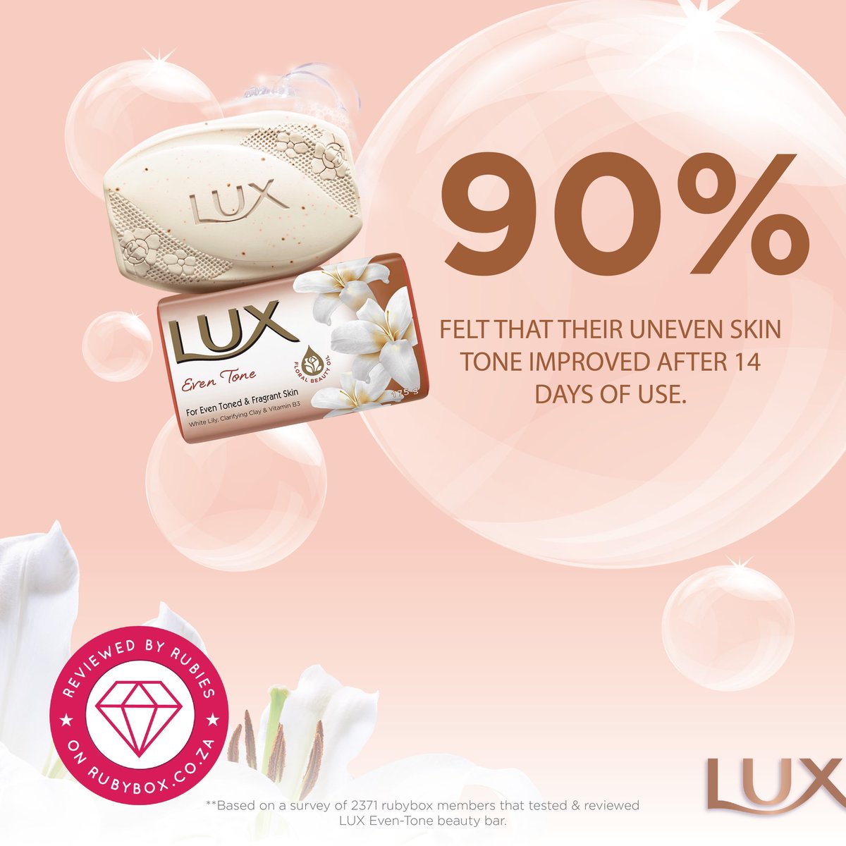 rubybox_beauty's tweet photo. Our rubies have spoken and it looks like they are loving their new radiant and glowing skin thanks to LUX Even-Tone Beauty Bars! 🥰 Have you tried the product yet? 🧼
Read more: https://t.co/YWFEe2i4hJ

#rubyboxLUX #LUXeventone #GlowUnapologetically #MyBeautyMyStrength https://t.co/rj5yR2EVk1