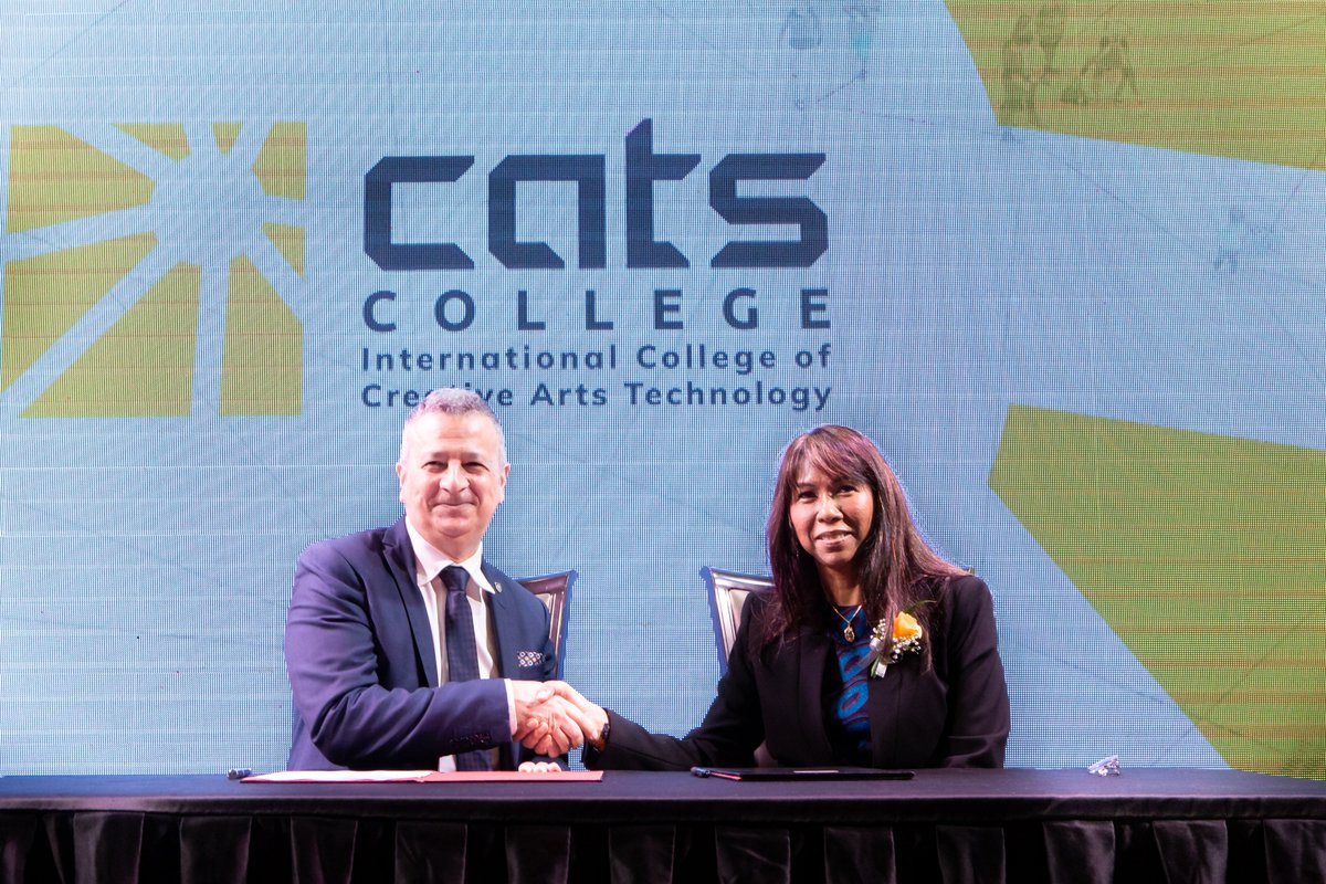 CATScollege's tweet photo. “Rome was not built in a day, but they were laying bricks every hour”. The foundation was laid for CATS College with its corporate launch officiated by YAM Tengku Fahd.
At the launch, #CATScollege signed an MOU @flindersuniversity to collaborate on Bachelor's degrees  in Malaysia https://t.co/zvfHAJT0U3