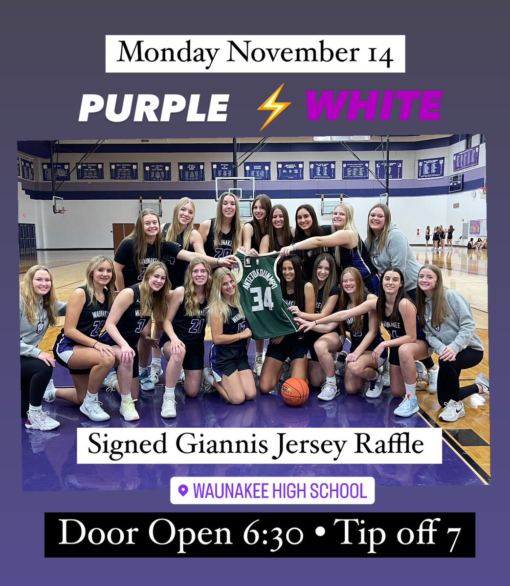 waunakeehoops's tweet photo. Come check out your 2022-23 Warriors on the court for the first time next Monday November 14th for their P/W Scrimmage!!! #FAMILY https://t.co/H14Ub52fVU
