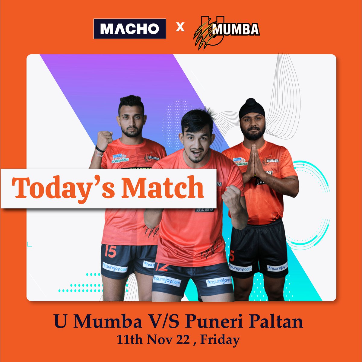 Hint_global's tweet photo. It's #UMumba 🆚 #PuneriPaltan ⚔️ at 8PM

#mumvpun #vivoprokabaddileague https://t.co/cZrvD1lk57