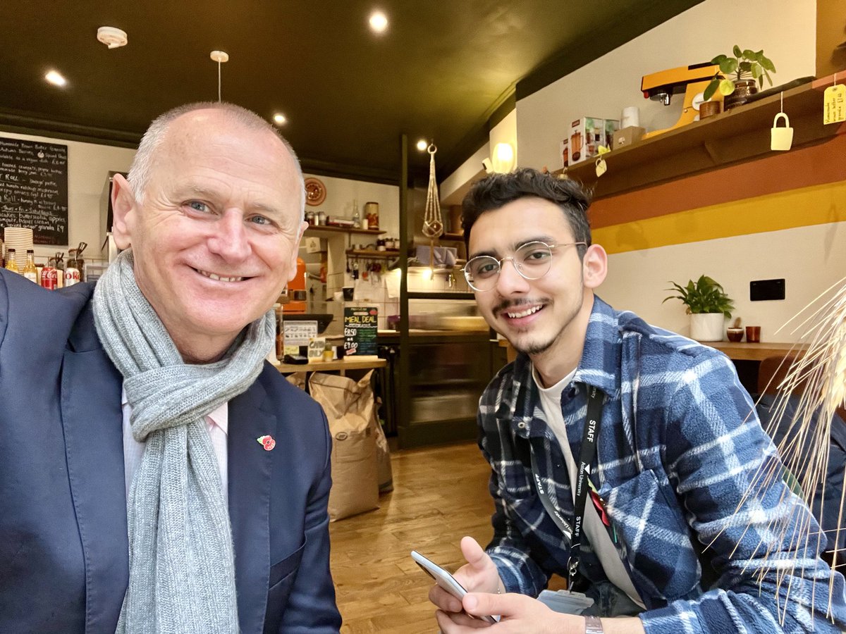ProfAleksSubic's tweet photo. Working with my @aston_union President Atul Rana finalising support plan for our students: £1 fresh daily cooked meals, free fruit and breakfasts, SIM cards, student pantry and more. Duty of Care at the heart of our strategy. #TeamAston #AstonTogether https://t.co/DpvbG6NnQB