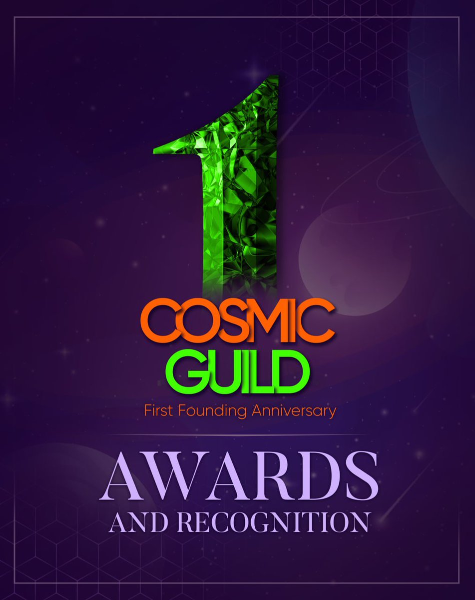 It is official; Cosmic Guild has now passed its First anniversary! We are grateful to everyone who took part and joined the celebration this last week of October.🚀

Anticipate more thrilling events in the future! So, join our community through discord.gg/cggdao.👽❤️‍🔥
