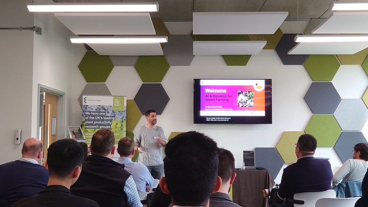 Becky Dodds (@beckyagritech) on Twitter photo And now we're onto the final #agritechweek22 event hosted by <a href="/UoE_Business/">Business Innovation & Enterprise at Essex</a> - talking all things robotics. We've got coffee, we've got people and we've got robots - let's go! And now we're onto the final #agritechweek22 event hosted by <a href="/UoE_Business/">Business Innovation & Enterprise at Essex</a> - talking all things robotics. We've got coffee, we've got people and we've got robots - let's go!