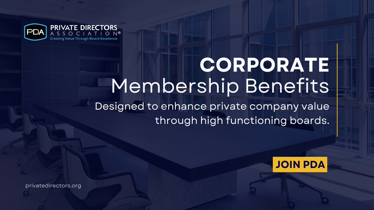 Private Directors Association on Twitter "As the leading advocate of
