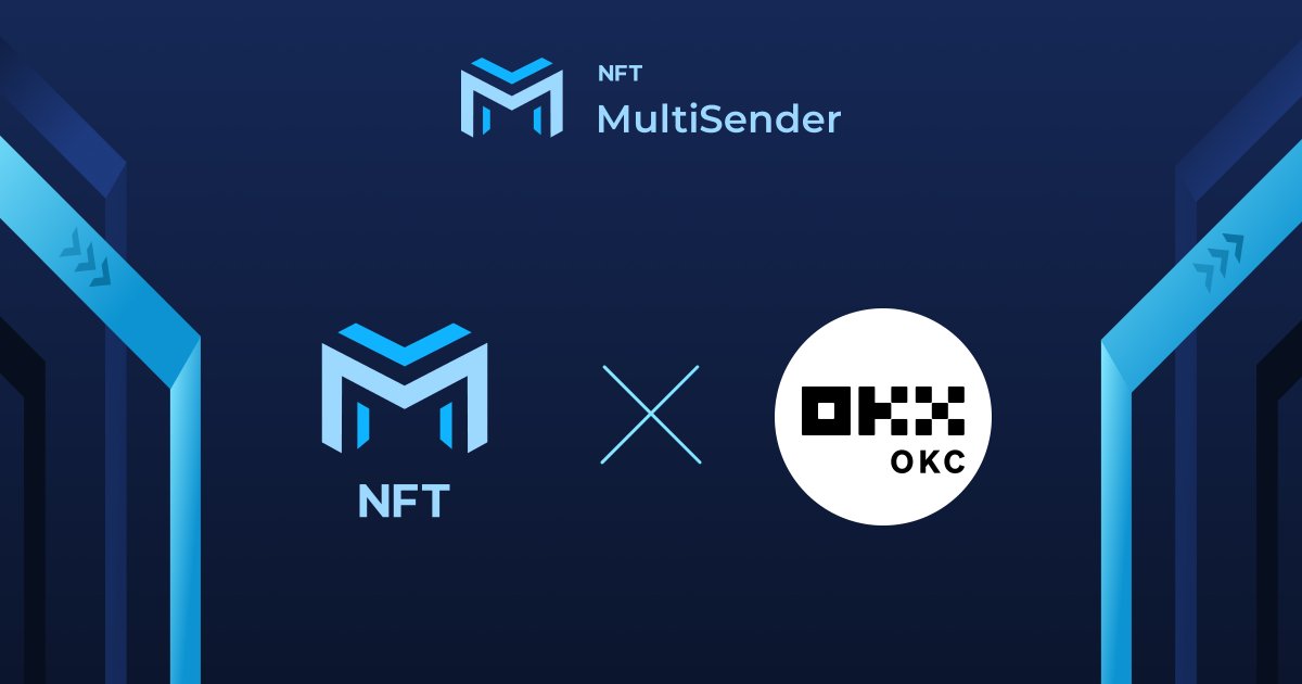 NFT_Multisender's tweet image. NFT Multisender now supports @OKCnetwork!

OKC users can now send NFTs to multiple addresses with⚡️ nft.multisender.app 🌍

#OKX #NFT #Multisender #bulkNFT #transferNFT #batchNFT #sendNFT #multisendNFT