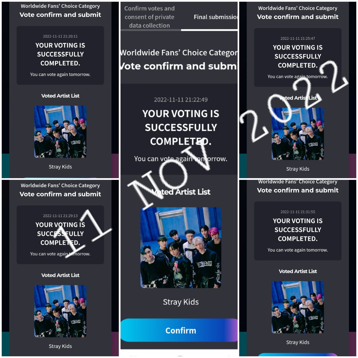 - 10 Votes for #StrayKids 🎉
#zzanggives