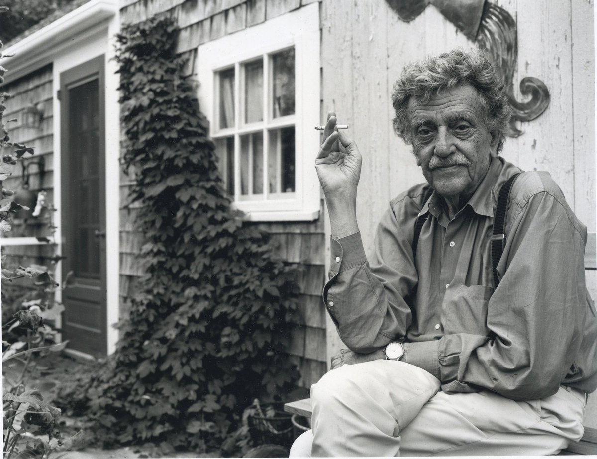 “To practice any art, no matter how well or badly, is a way to make your soul grow. So do it.” —Kurt Vonnegut, born 100 years ago today