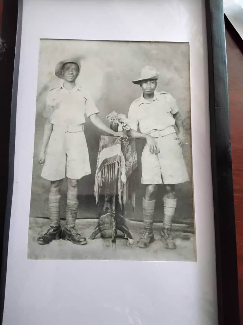 chammy_255's tweet photo. In honour of Remembrance Day, I'd like to honour my grandfather Samuel Mpangile (left), a former WW2 vet and a member of the King's African Rifles. He was stationed in Ethiopia and later Somalia during the war.

PS. Today is also his birthday. He would have turned 106 today https://t.co/q13VDsRTt2