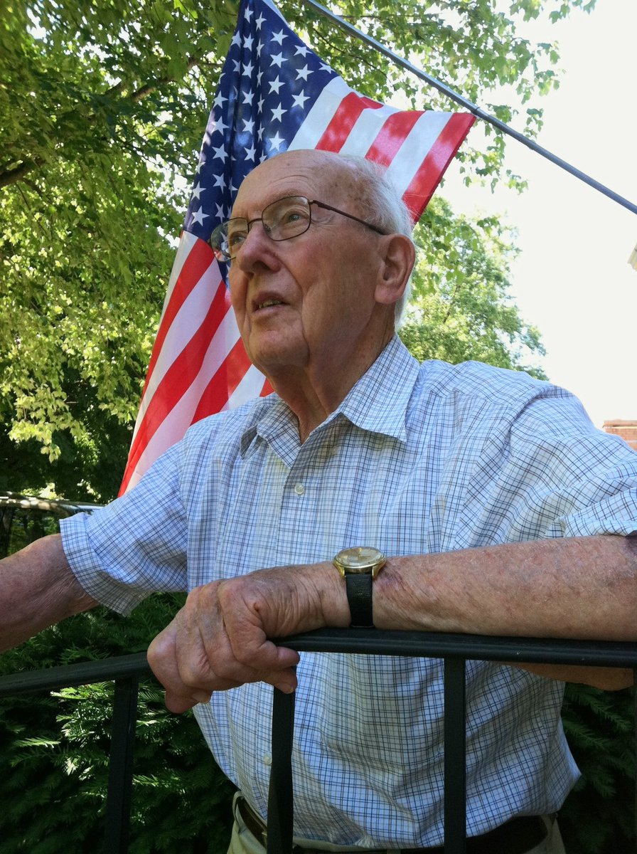 My dad, a World War II vet who passed away last year. #VeteransDay
