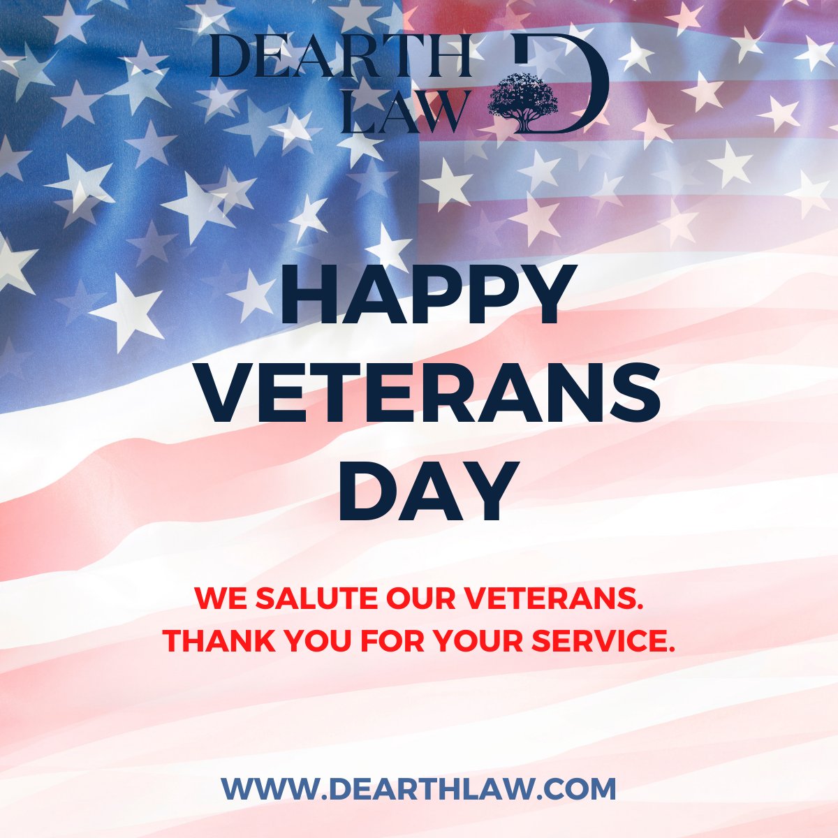 DearthLaw's tweet photo. Thank you to all of the brave men and women who have served our country. We are indebted to you and your families for your sacrifice. https://t.co/L3TIVnNWnJ