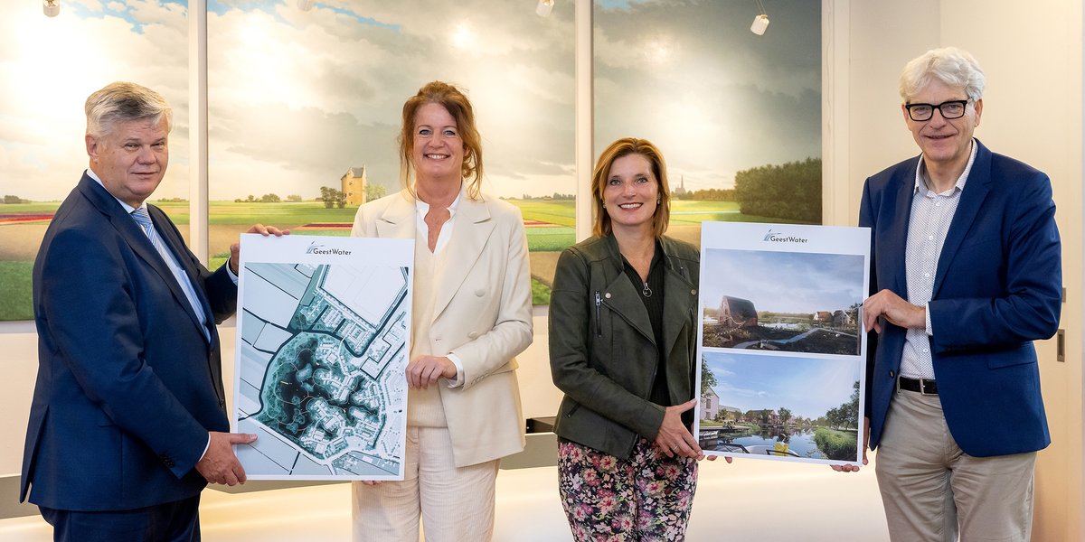 Overeenkomst #Lisse, @Amvest en <a href="/stekwonen/">Stek</a> @geestwater. Totaal 450 woningen in een landschapspark. Stek bouwt 112 sociale huurwoningen. Najaar 2023 eerste werkzaamheden zichtbaar. stek-wonen.nl/Home/Nieuws/20….
<a href="/stekwonen/">Stek</a>  #Lisse #Hillegom #Noordwijk #Teylingen #jehuisjethuis