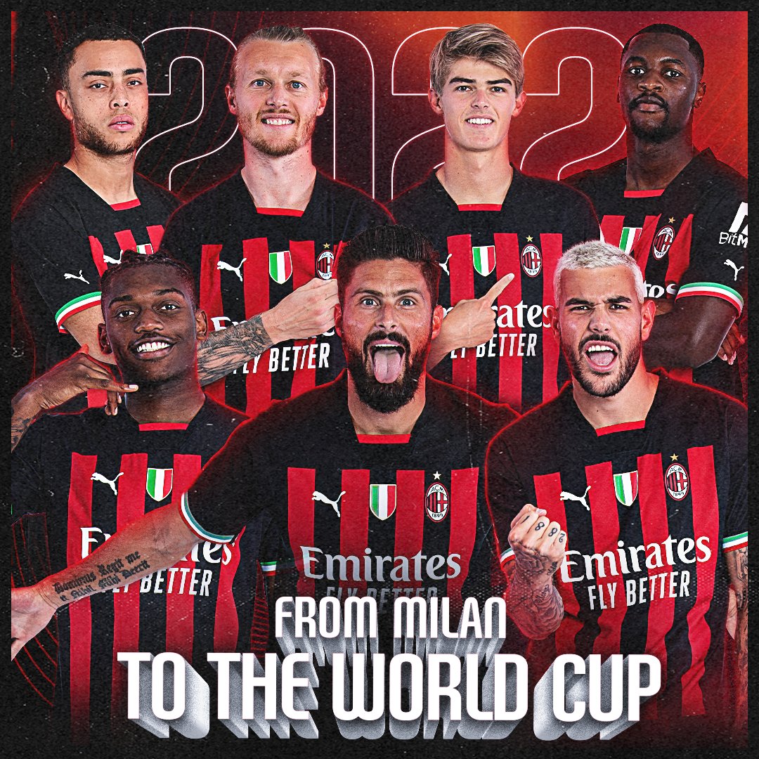 giocatori rossoneri mondiali