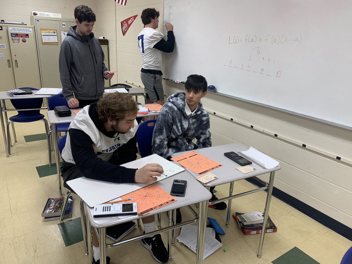 JenniferUlland's tweet photo. We’re looking for patterns in the Unit Circle! @MadeiraHSPrin https://t.co/RNPXPsDDEs