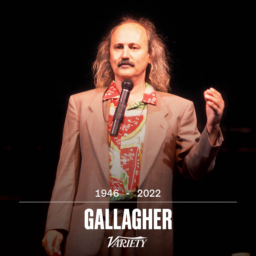 Variety on Twitter "Gallagher, the inventive prop comedian known for