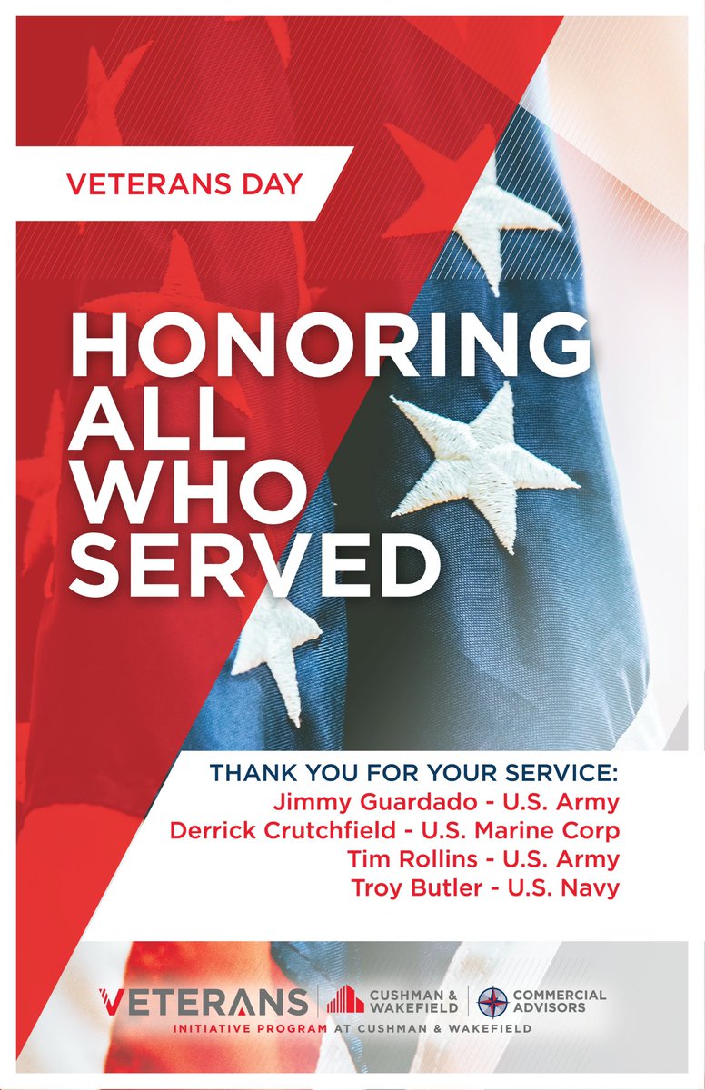Honoring our veterans today! Thank you for your service!