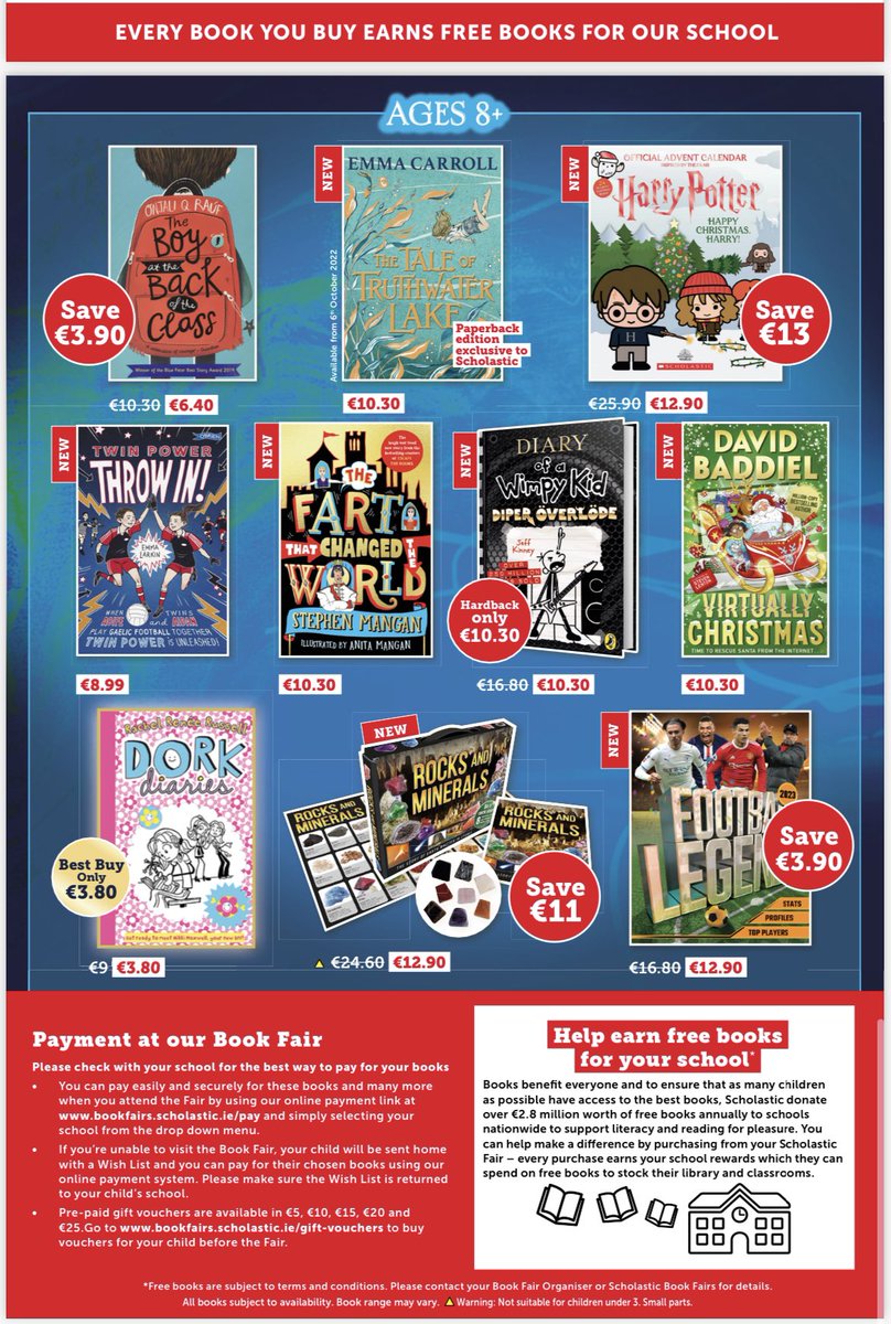 Book Fair is coming to Scoil Oilibhéir 🎉📚