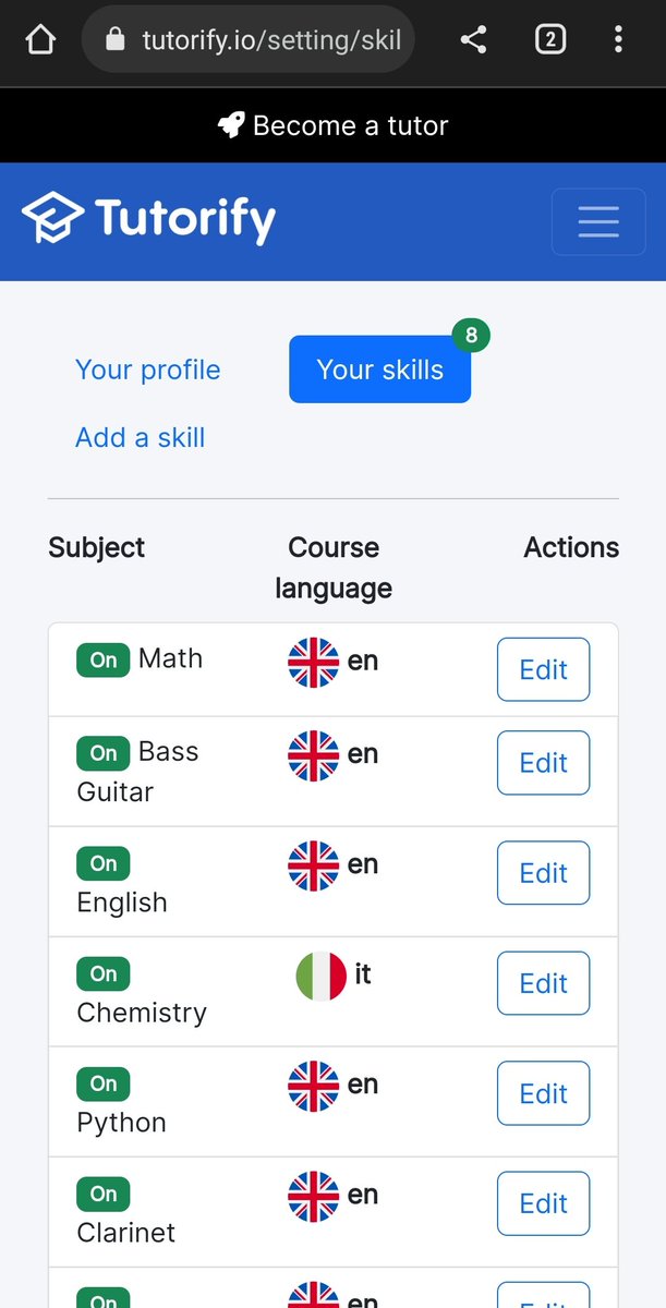 tutorifyapp's tweet image. Become a tutor (#inHomeTutor or #onlineTutor) and earn 50$ an hour !
All academic subjects are available. (English, Maths, python, personal trainer...) Link : tutorify.io