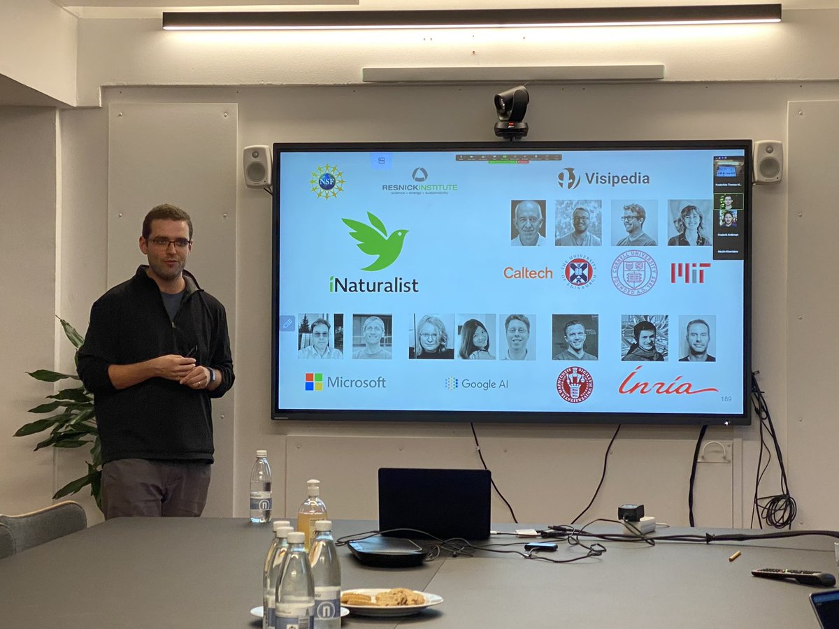 SergeBelongie's tweet photo. .@Eli_cole_ talks about “Computer Vision for Expert Tasks” @AiCentreDK #visipedia @cv4ecology https://t.co/GtC1NTIyzG