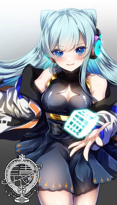 初描きネオちゃん途中経過サイズガッと落としたら画質ガビガビになっちゃったけど完成絵はもう少しマシに調整します…!また後日完成品upします└(┐Lε:)┘#モンスト 