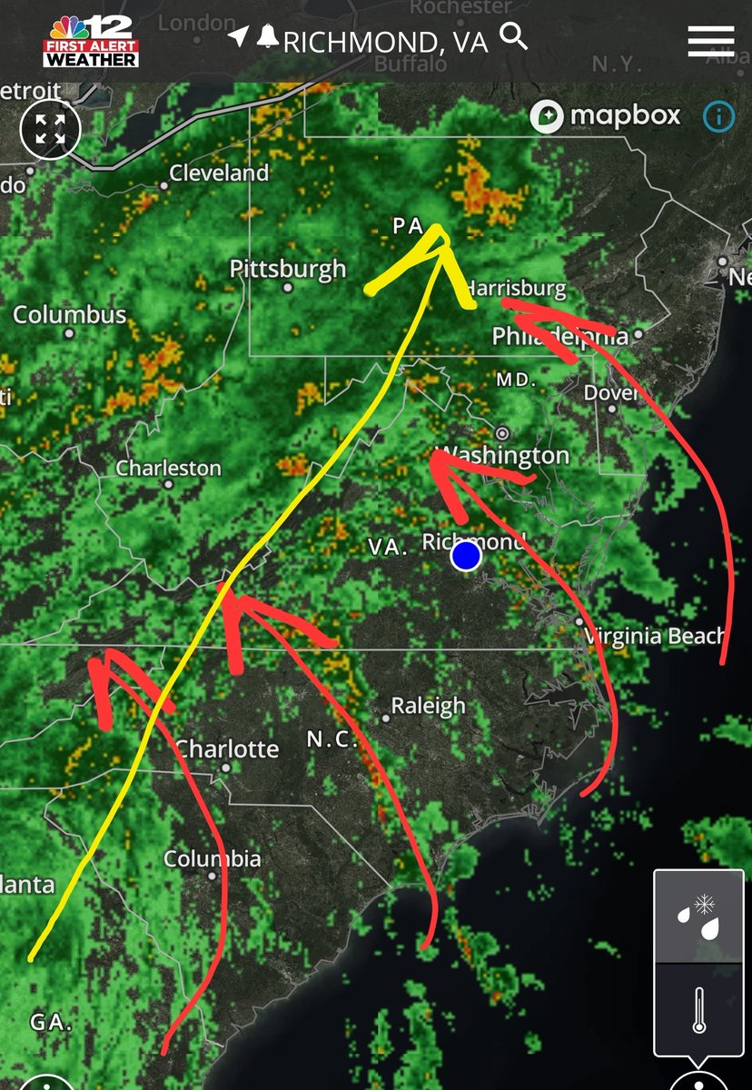 Henrico Weather 🇺🇦 on Twitter "Most of central Virginia is currently