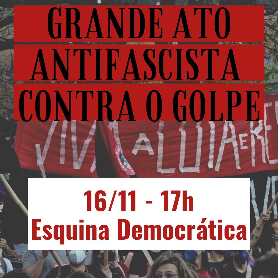 batalhadavarzea's tweet photo. 🏴🚩🏴🚩
DERROTAR O GOLPISMO E ESMAGAR A DIREITA NAS RUAS
A derrota eleitoral, como sabíamos, não se traduz em derrota política e social da extrema direita organizada, armada, financiada e golpista que segue mobilizada em ruas de todo país. ⬇️ https://t.co/ku4ss38Rki
