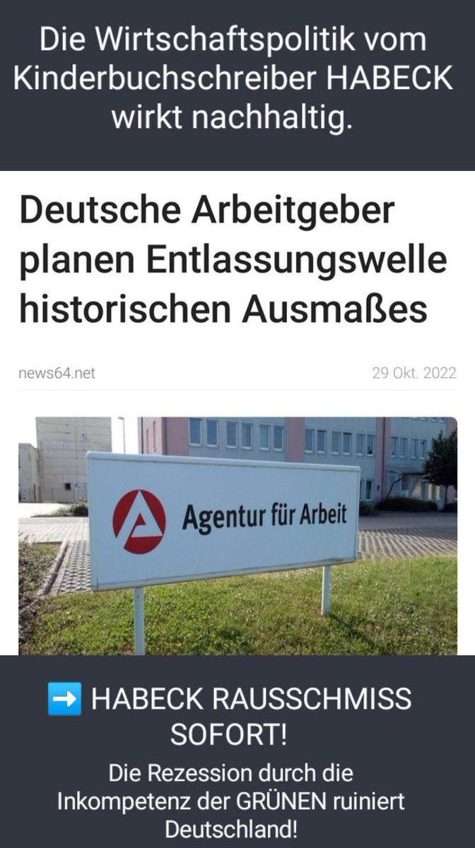 Patrick29188618's tweet photo. Die Inkompetenz der #GRÜNEN ruiniert Deutschland und die dt. Bürger!
#Blackouts #Energiepreise #Gasnotstand #Rezession #Pleitewelle #BASF #BaerbockRücktrittSofort
#HabeckRuecktrittSofort #Wutwinter https://t.co/uiauBEuKNN