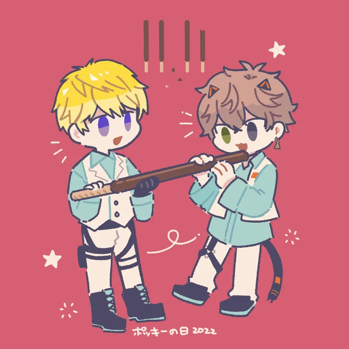 𝟙𝟙.𝟙𝟙ポッキーの日 #AlbanKnoxArt  #Briskart 