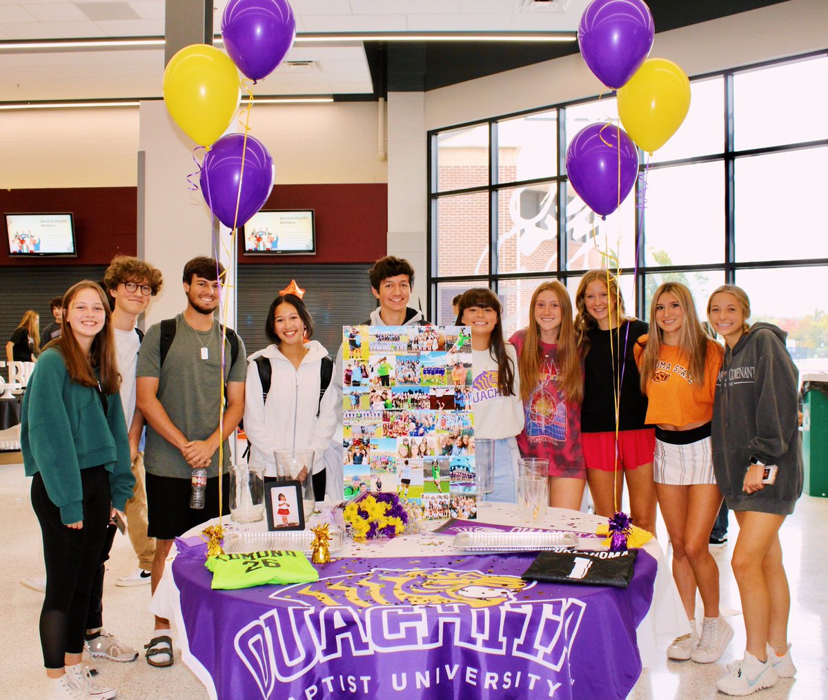 taylorhapgood's tweet photo. Until next year…Go Tigers 💜💛💜 @OuachitaSoccer @oefc05girlsecnl @OEFCGirlsECNL @OKCEnergyFC @emhsgirlsoccer @goemhsathletics https://t.co/MiZSVDlVNB