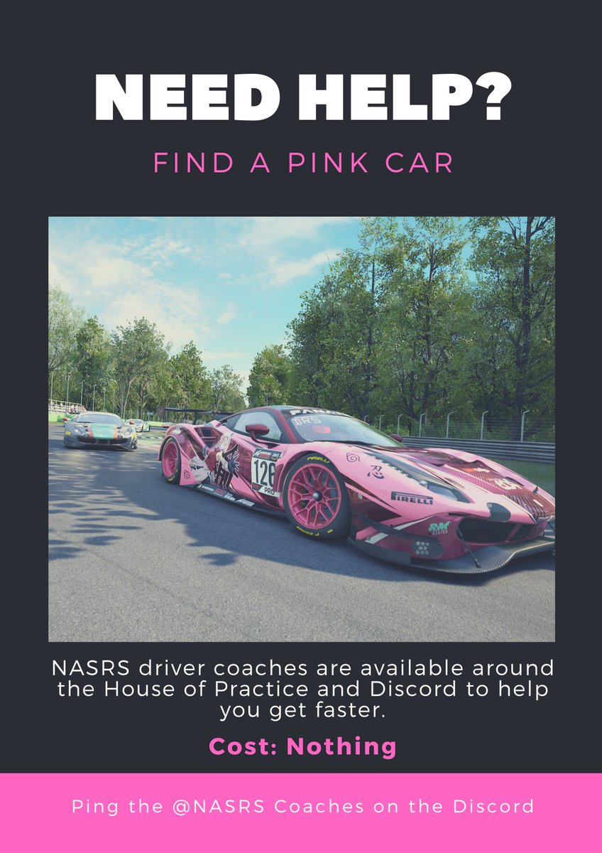 NASimRaceSeries's tweet photo. NASRS has a rookie league, which provides driver coaches for new drivers who are new to #simracing and want to know how to get faster.
A great entry point into the hobby! #beacc https://t.co/QBXdh8dVWH
