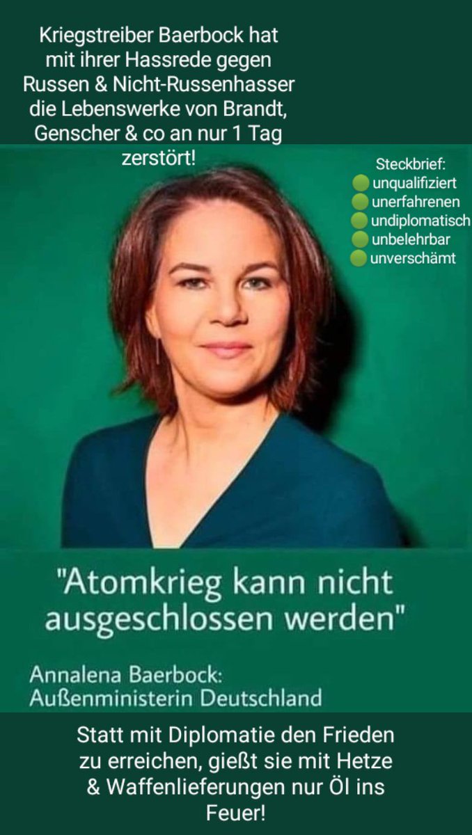 Patrick29188618's tweet photo. Die Inkompetenz der #GRÜNEN ruiniert Deutschland und die dt. Bürger!
#Blackouts #Energiepreise #Gasnotstand #Rezession #Pleitewelle #BASF #BaerbockRücktrittSofort
#HabeckRuecktrittSofort #Wutwinter https://t.co/uiauBEuKNN