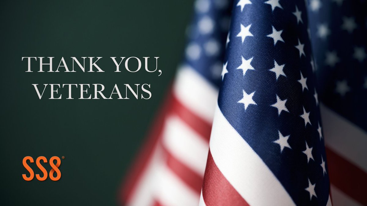 SS8's tweet photo. SS8 would like to say Happy Veterans' Day to all those who have served! Thank you for you and your families' sacrifice and enjoy this day in your honor!

#VeteransDay #Veterans #Military #SS8 https://t.co/qlaVrcJCZU