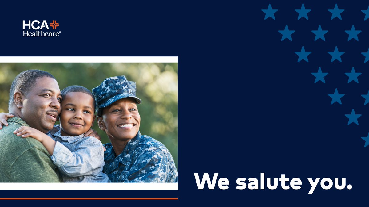 On this Veterans Day — a day to recognize the contributions of veterans to defend our freedom &amp; protect our communities — we join our <a href="/HCAhealthcare/">HCA Healthcare</a> network to send gratitude to our military patients, colleagues &amp; families for their service &amp; sacrifice. Thank you.

#VeteransDay