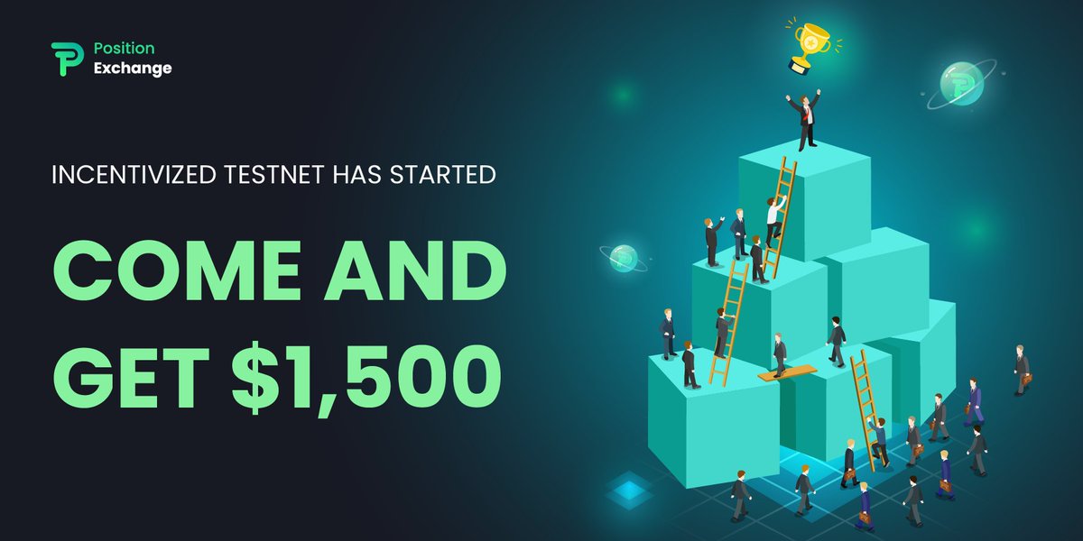 PositionEx's tweet photo. There are over 6,500 participants now in Incentivized #POSITesnet 😘

But what are you waiting for if the reward and time are still available? Let’s get the $1,500 prize now 👇
https://t.co/lzrt0jHbe3 https://t.co/aQtIRyg505