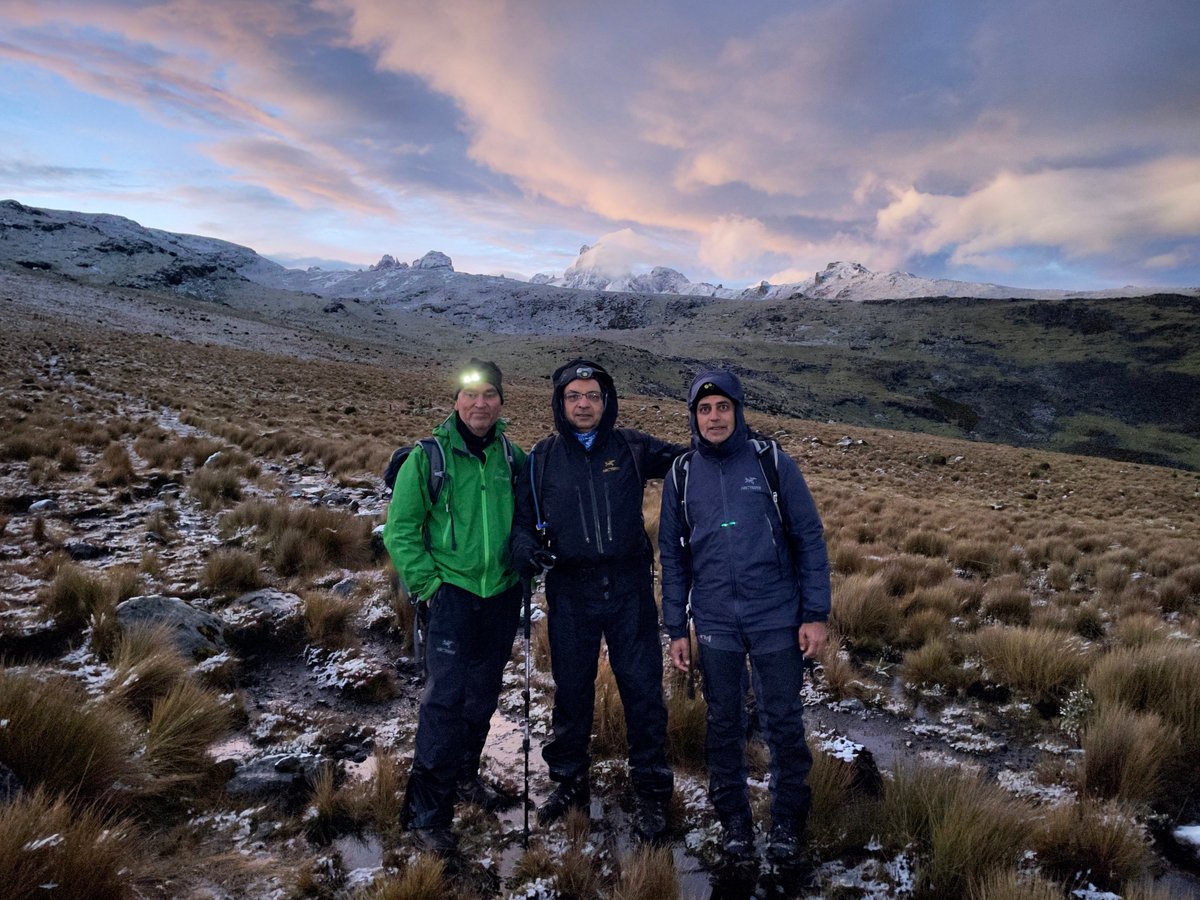 kshah2775's tweet photo. Very exhilarating to summit Mt. Kenya at 17km with good friends last week. https://t.co/X1Ng8LxfuP