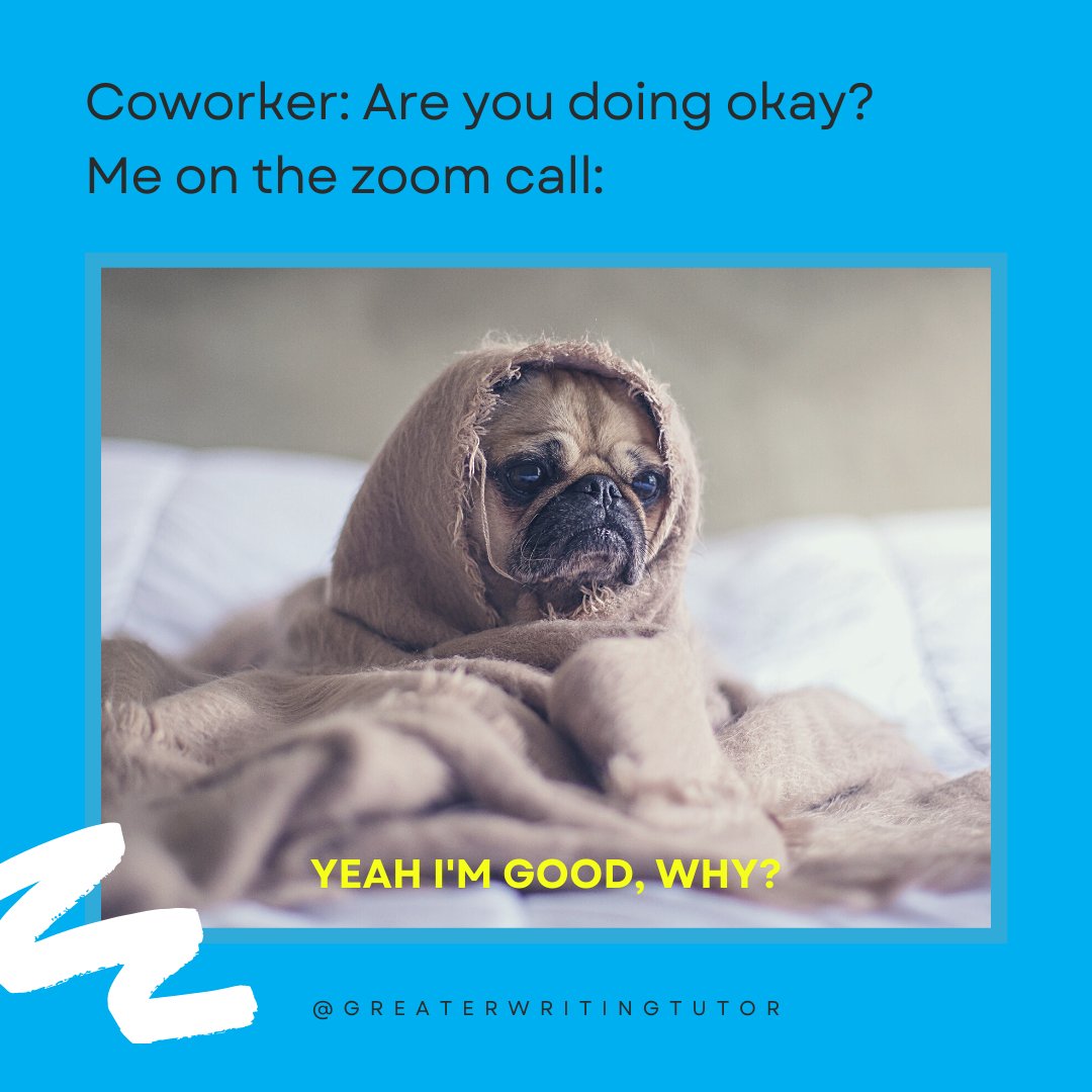 GreaterWriting's tweet image. I don&apos;t care how much I love my job, I&apos;ma always love my blanket more.

#fridayhumor
#funnyfriday
#greaterwriting