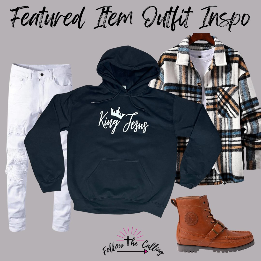 ftc_llc's tweet photo. Today's Featured Item and Outfit Inspo is our
KING JESUS HOODIE (Black)
Grab one and represent the KING today!
👉🏾 https://t.co/88cSCvcpDu
#faithbasedapparel #faithbasedhoodie #christianhoodie #christianapparel #hoodies #fallwear #fallapparel #outerwear #hoodieseason https://t.co/IDhduJBYsf
