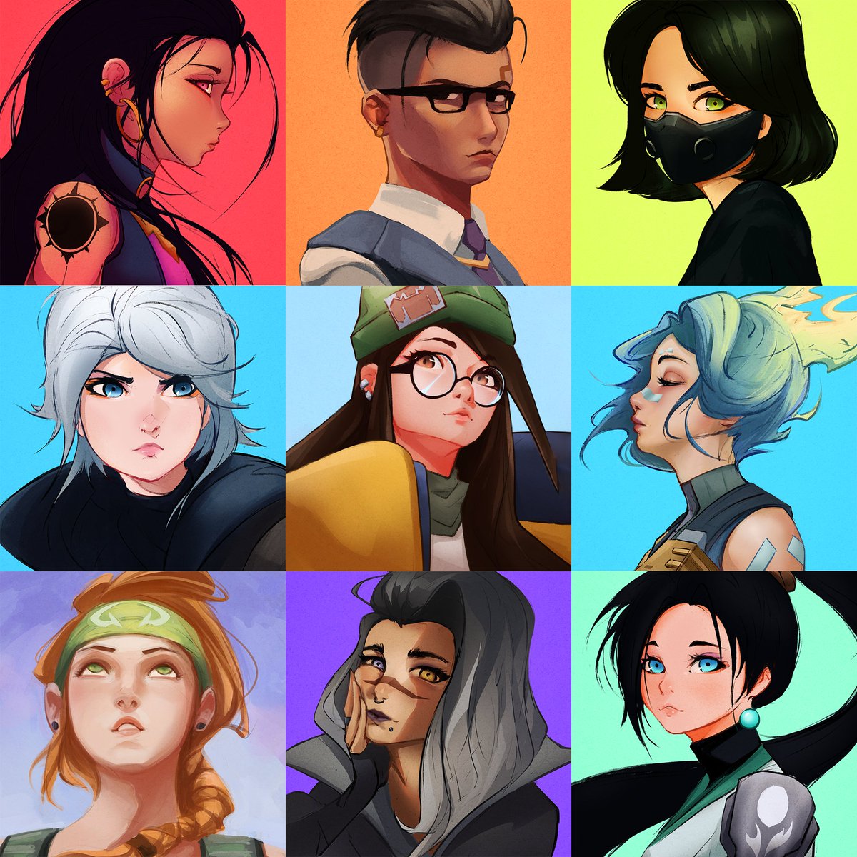 Another compilation of my latest Valorant fan arts
#VALORANT #ValorantArt #VALORANTfanart