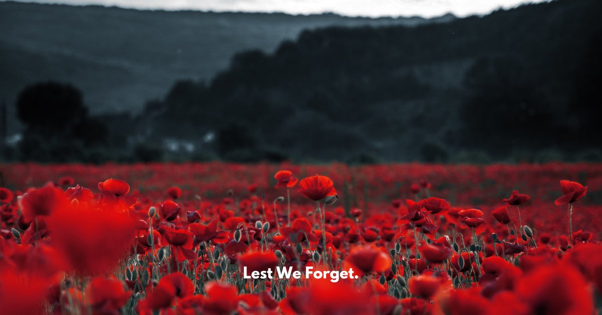 RobertElrick17's tweet photo. It is so important to remember and celebrate our heroes on a day like today, as we pay tribute to those who passed away. Lest We Forget. https://t.co/46sKoOdSmM