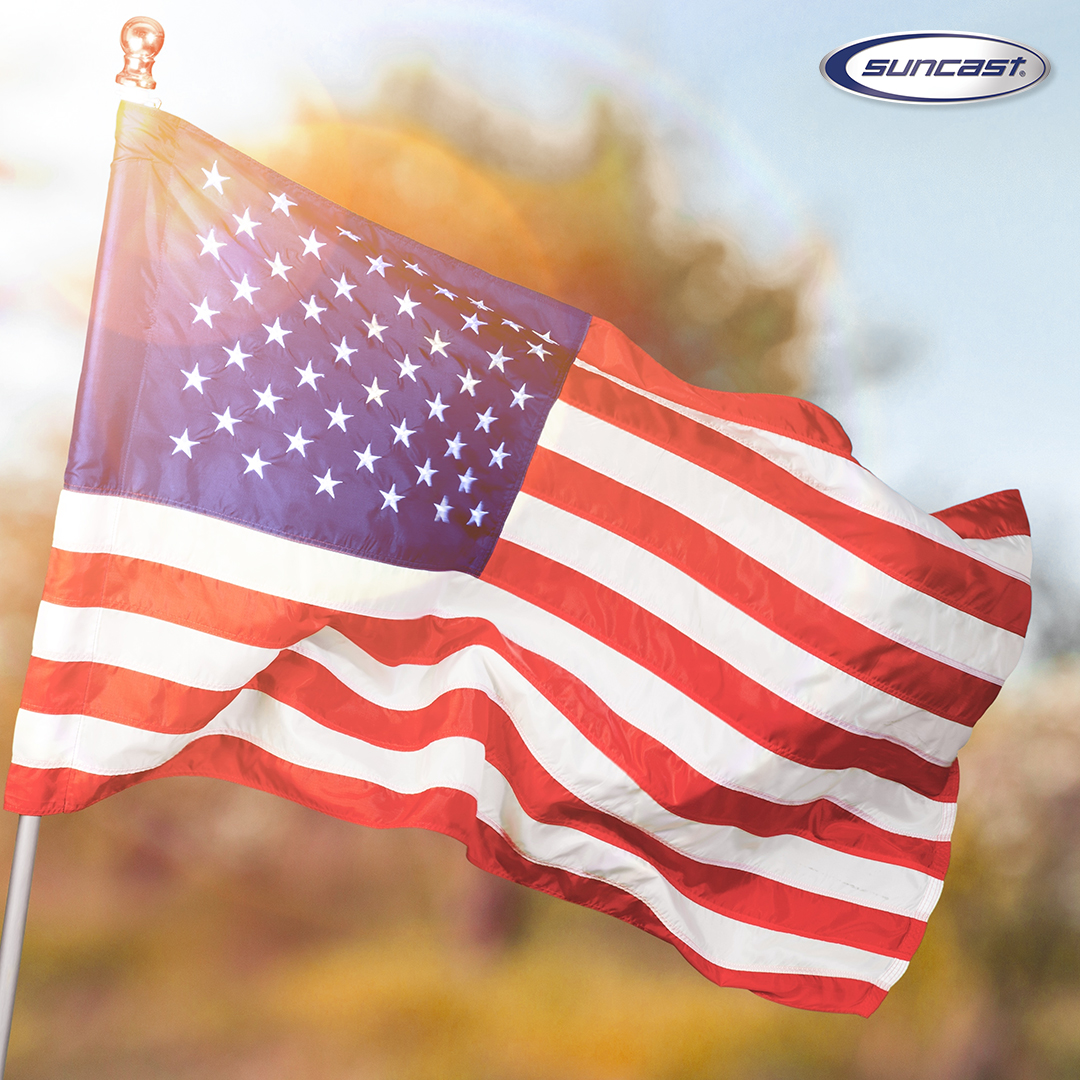 This #VeteransDay, we say thank you to everyone who has served our country—and to those who continue to serve today. #suncastcorp #veterans #thankful