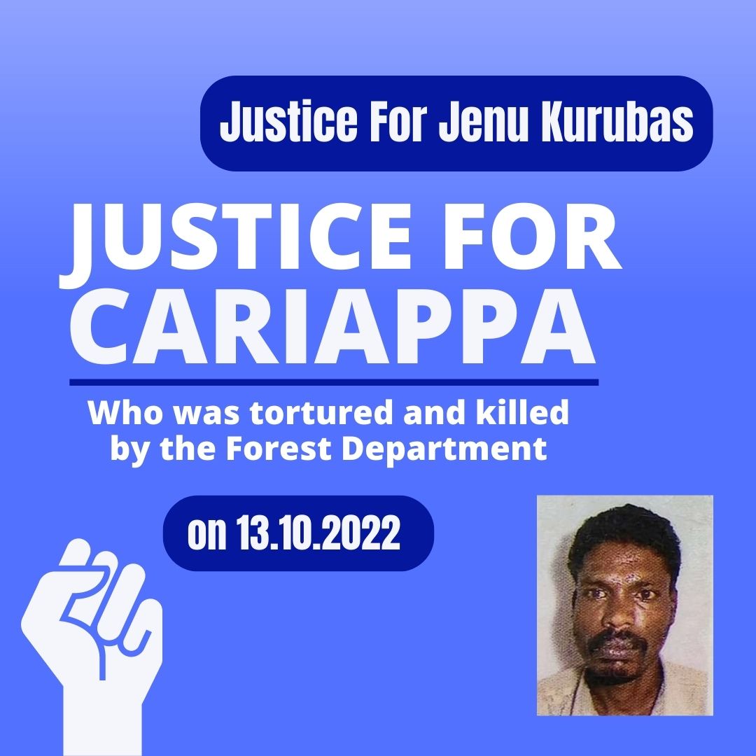 #ForestRights and #IndigeousRights is #ClimateJustice 
#JusticeForCariappa #DecolonizeConservation @survival <a href="/CMofKarnataka/">CM of Karnataka</a> <a href="/IFS_Karnataka/">IFS@Karnataka</a>