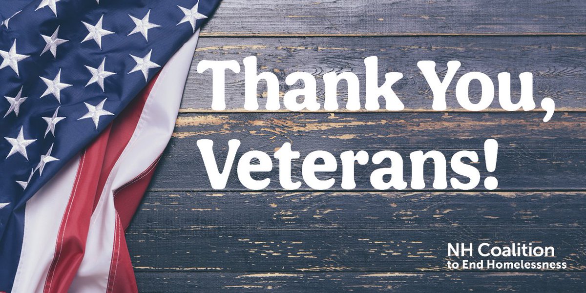 In honor of Veterans Day, NHCEH stands with veterans, some of whom have experienced homelessness in our state.  Help us continue to improve housing stability for those who have served our country.