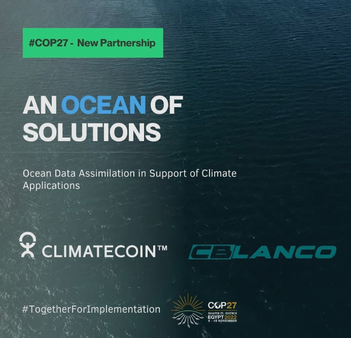 CaCO3planetary's tweet photo. At https://t.co/SsSM3Ku9eR We are proud to announce our partnership with @Climatecoin to scale #OceanBasedSolutions @COP27P @UNFCCC
#TogetherForImplementation
#COP27 #UNFCCC #AnOceanofSolutions #ClimateCoin #OceanistheAnswer #Blockchain #CarbonoBlanco👇
https://t.co/hznpen4knA https://t.co/2chWPlDVHD