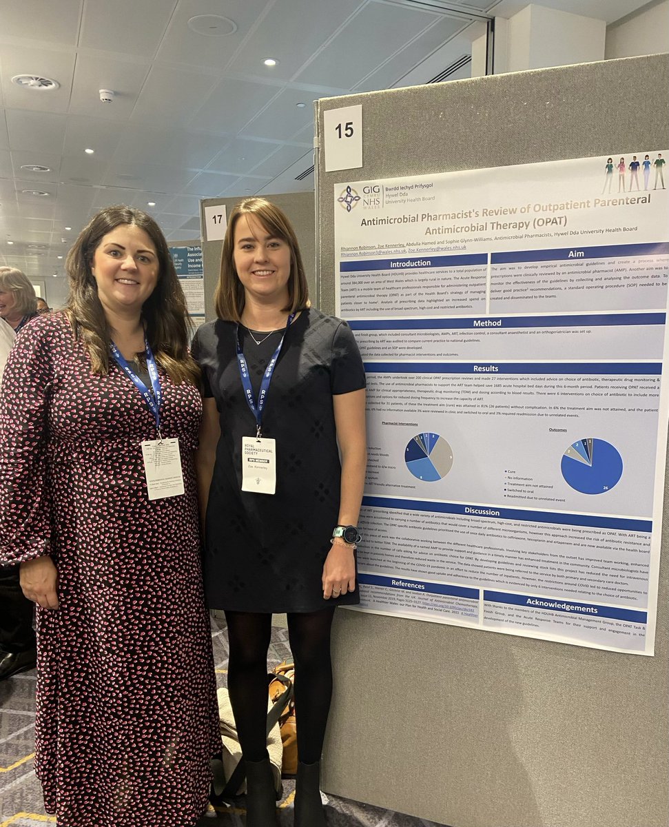 Rhiannon Robinson (@rhirobinson89) on Twitter photo <a href="/ZoeKennerley/">Zoe Kennerley</a> and I at the <a href="/rpharms/">Royal Pharmaceutical Society</a> conference showing off the work in <a href="/HywelDdaHB/">Hywel Dda UHB</a> providing care closer to home with our OPAT pathway and how antimicrobial pharmacists can make an impact on patient care. #RPSConf22 <a href="/WelshAbx/">WAPG</a> <a href="/IPHywelDda/">Infection Prevention/Atal Heintiau</a> <a href="/ZoeKennerley/">Zoe Kennerley</a> and I at the <a href="/rpharms/">Royal Pharmaceutical Society</a> conference showing off the work in <a href="/HywelDdaHB/">Hywel Dda UHB</a> providing care closer to home with our OPAT pathway and how antimicrobial pharmacists can make an impact on patient care. #RPSConf22 <a href="/WelshAbx/">WAPG</a> <a href="/IPHywelDda/">Infection Prevention/Atal Heintiau</a>
